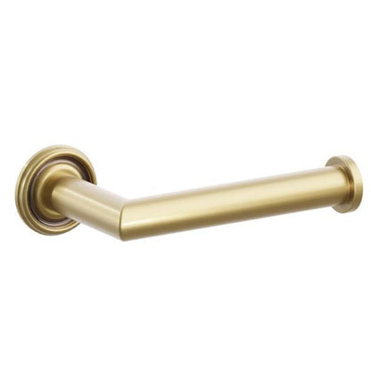 Emtek - Modern Tubular Brass Paper Holder, Single Post