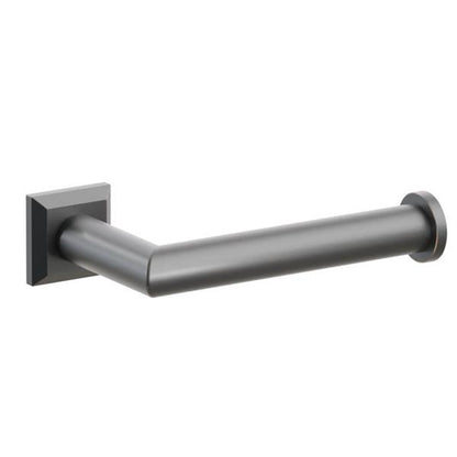 Emtek - Modern Tubular Brass Paper Holder, Single Post