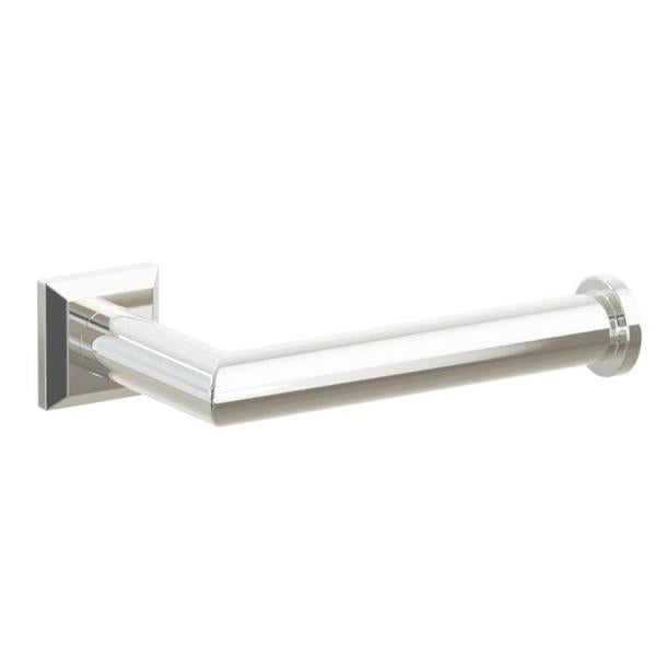 Emtek - Modern Tubular Brass Paper Holder, Single Post