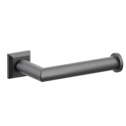 Emtek - Modern Tubular Brass Paper Holder, Single Post