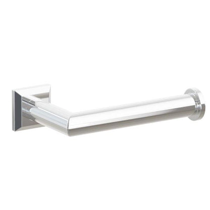 Emtek - Modern Tubular Brass Paper Holder, Single Post