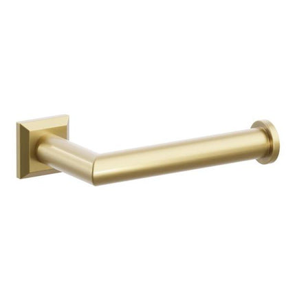 Emtek - Modern Tubular Brass Paper Holder, Single Post