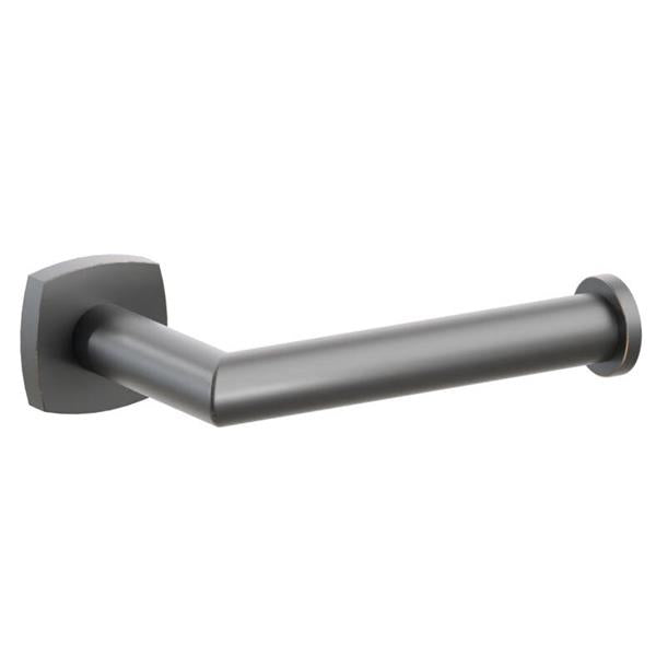 Emtek - Modern Tubular Brass Paper Holder, Single Post