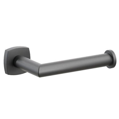 Emtek - Modern Tubular Brass Paper Holder, Single Post