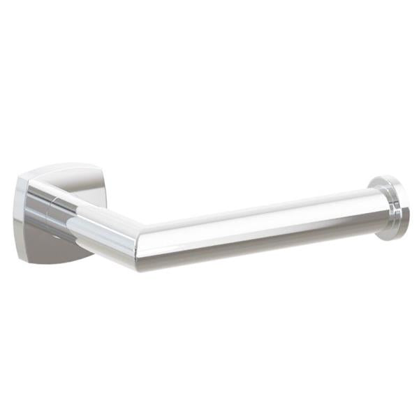 Emtek - Modern Tubular Brass Paper Holder, Single Post