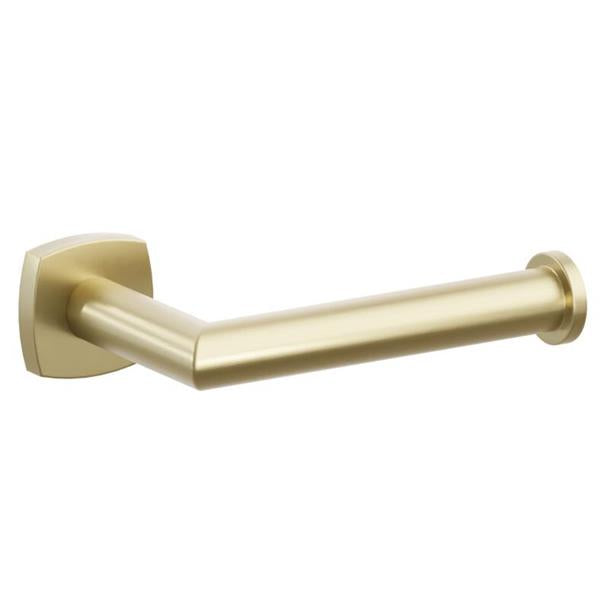 Emtek - Modern Tubular Brass Paper Holder, Single Post