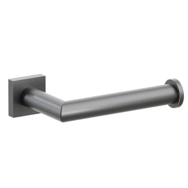 Emtek - Modern Tubular Brass Paper Holder, Single Post