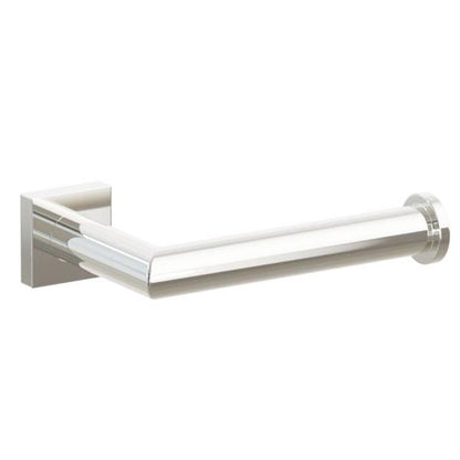 Emtek - Modern Tubular Brass Paper Holder, Single Post