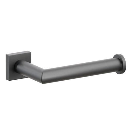 Emtek - Modern Tubular Brass Paper Holder, Single Post