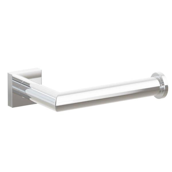 Emtek - Modern Tubular Brass Paper Holder, Single Post