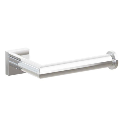 Emtek - Modern Tubular Brass Paper Holder, Single Post