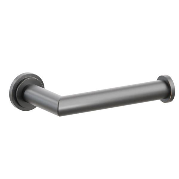 Emtek - Modern Tubular Brass Paper Holder, Single Post