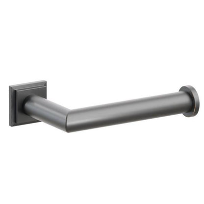 Emtek - Modern Tubular Brass Paper Holder, Single Post