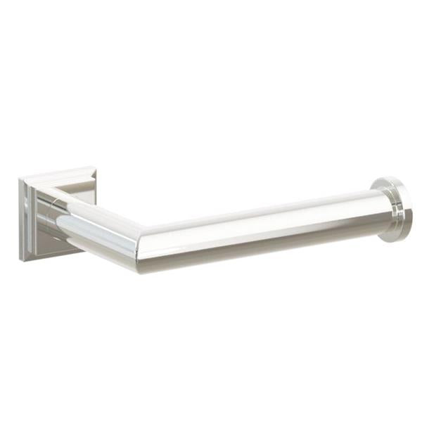 Emtek - Modern Tubular Brass Paper Holder, Single Post