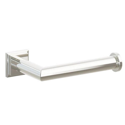 Emtek - Modern Tubular Brass Paper Holder, Single Post