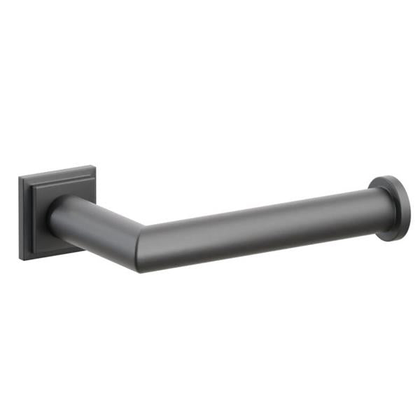 Emtek - Modern Tubular Brass Paper Holder, Single Post