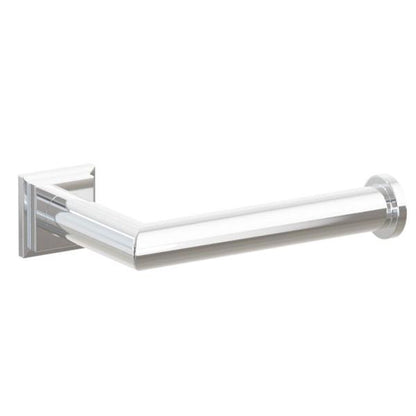 Emtek - Modern Tubular Brass Paper Holder, Single Post