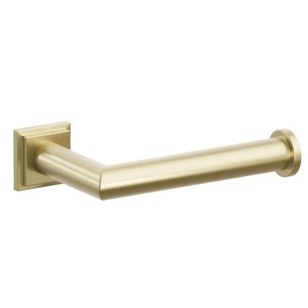 Emtek - Modern Tubular Brass Paper Holder, Single Post