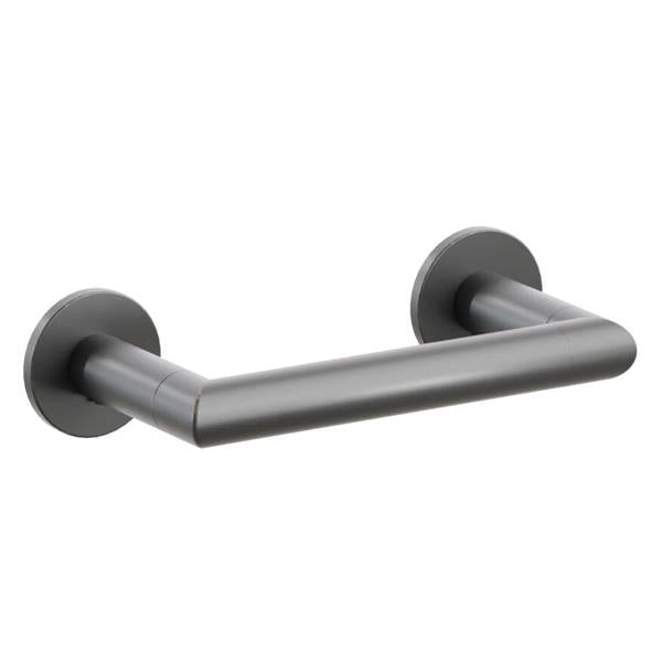 Emtek - Modern Tubular Brass Paper Holder, Pivoting Double Post