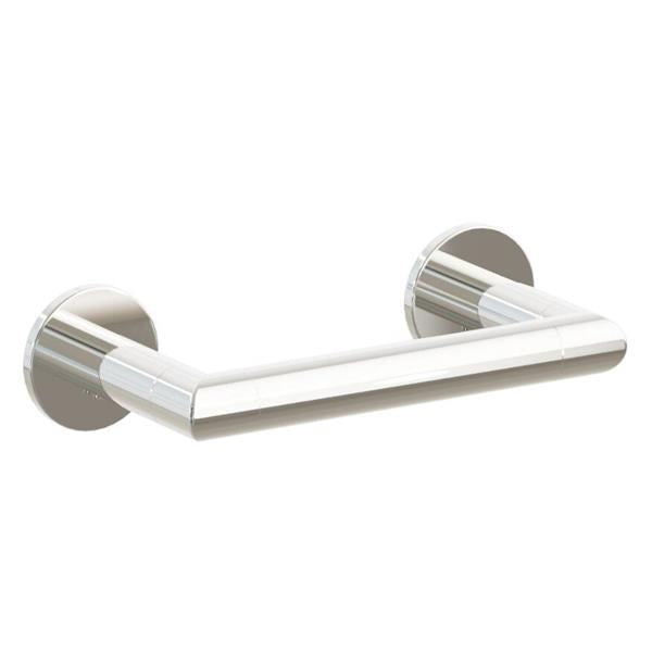Emtek - Modern Tubular Brass Paper Holder, Pivoting Double Post