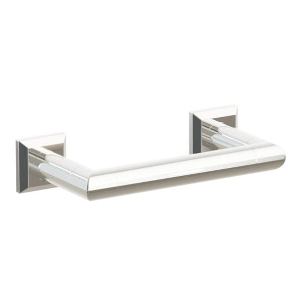Emtek - Modern Tubular Brass Paper Holder, Pivoting Double Post