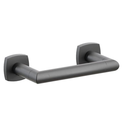 Emtek - Modern Tubular Brass Paper Holder, Pivoting Double Post