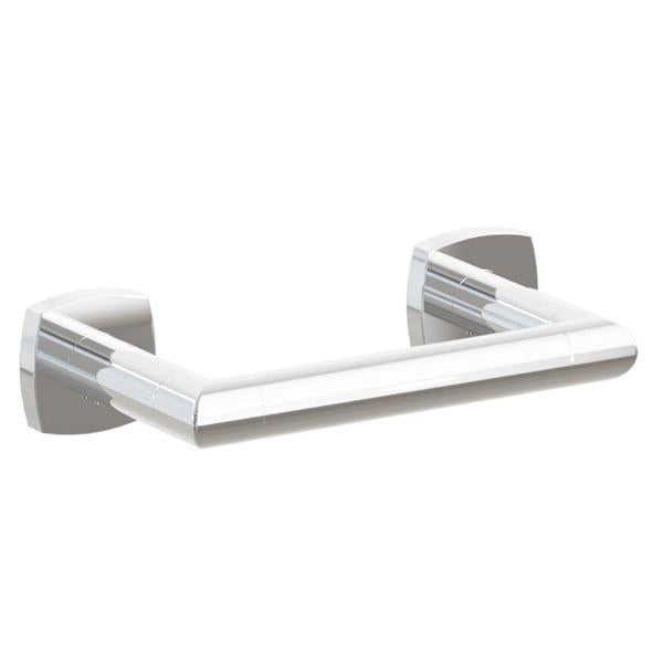 Emtek - Modern Tubular Brass Paper Holder, Pivoting Double Post