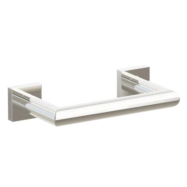 Emtek - Modern Tubular Brass Paper Holder, Pivoting Double Post