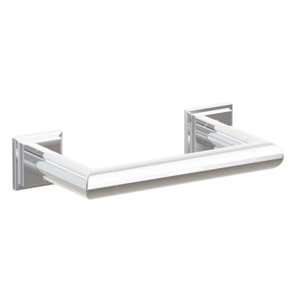 Emtek - Modern Tubular Brass Paper Holder, Pivoting Double Post