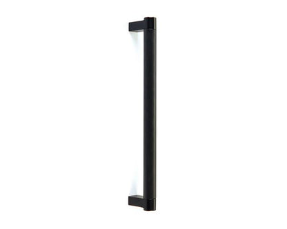 Emtek - Concealed Surface, Select Appliance Pull 18 Inch C-C, Rectangular Stem, Knurled Bar