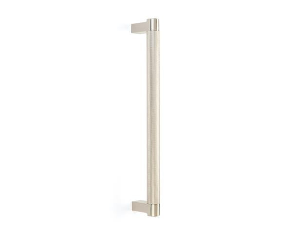 Emtek - Back to Back, Select Appliance Pull 18 Inch C-C, Rectangular Stem, Knurled Bar