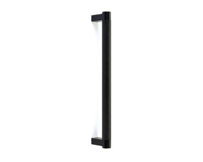 Emtek - Back to Back, Select Appliance Pull 18 Inch C-C, Rectangular Stem, Knurled Bar
