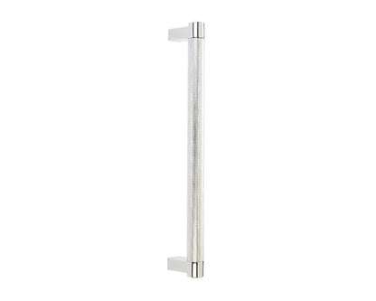 Emtek - Back to Back, Select Appliance Pull 18 Inch C-C, Rectangular Stem, Knurled Bar