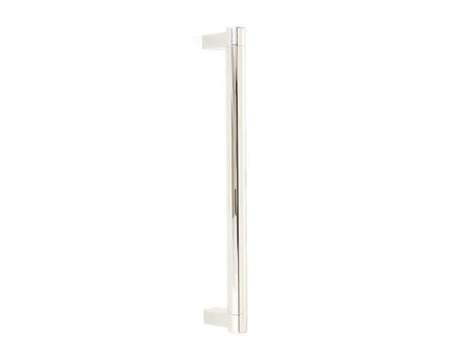 Emtek - Back to Back, Select Appliance Pull 18 Inch C-C, Rectangular Stem, Smooth Bar