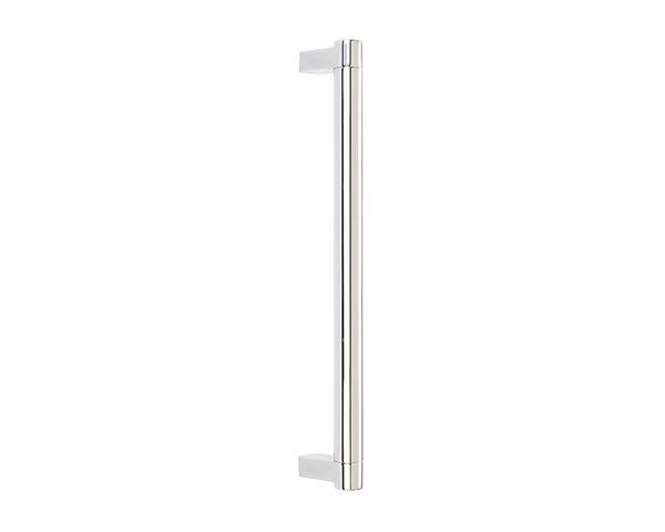 Emtek - Back to Back, Select Appliance Pull 18 Inch C-C, Rectangular Stem, Smooth Bar