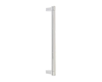Emtek - Back to Back, Select Appliance Pull 18 Inch C-C, Rectangular Stem, Smooth Bar