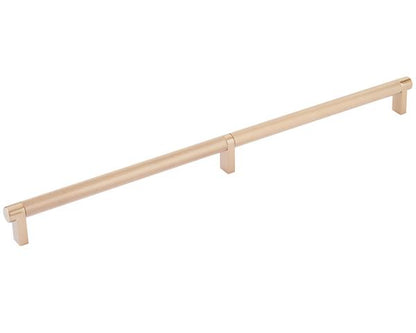 Emtek - Back to Back, Select Appliance Pull 24 Inch C-C, Rectangular Stem, Knurled Bar