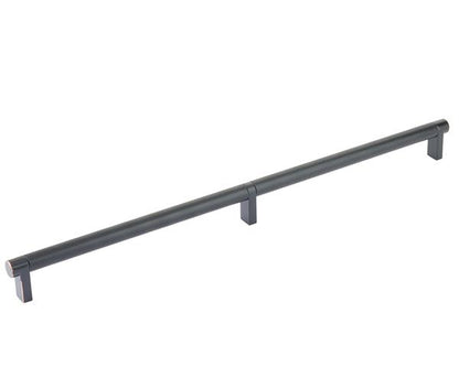 Emtek - Back to Back, Select Appliance Pull 24 Inch C-C, Rectangular Stem, Knurled Bar