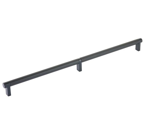 Emtek - Back to Back, Select Appliance Pull 24 Inch C-C, Rectangular Stem, Knurled Bar