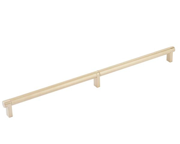 Emtek - Back to Back, Select Appliance Pull 24 Inch C-C, Rectangular Stem, Knurled Bar