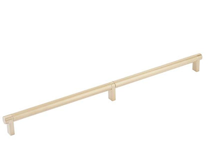 Emtek - Back to Back, Select Appliance Pull 24 Inch C-C, Rectangular Stem, Knurled Bar