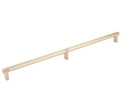 Emtek - Back to Back, Select Appliance Pull 24 Inch C-C, Rectangular Stem, Smooth Bar