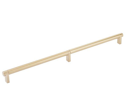 Emtek - Back to Back, Select Appliance Pull 24 Inch C-C, Rectangular Stem, Smooth Bar