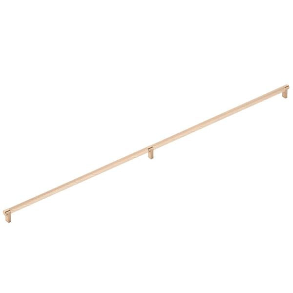 Emtek - Select Appliance Pull 36 Inch C-C, Rectangular Stem, Knurled Bar