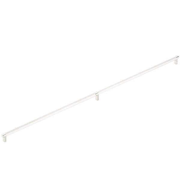 Emtek - Select Appliance Pull 36 Inch C-C, Rectangular Stem, Knurled Bar