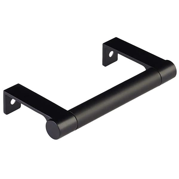Emtek - Select Cabinet Edge Pull 3-3/4 Inch c-c, Round Edge Stem, Smooth Bar