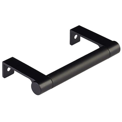 Emtek - Select Cabinet Edge Pull 3-3/4 Inch c-c, Round Edge Stem, Smooth Bar