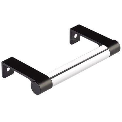Emtek - Select Cabinet Edge Pull 3-3/4 Inch c-c, Round Edge Stem, Smooth Bar