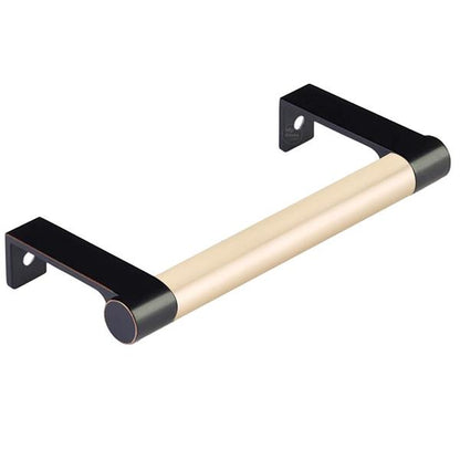 Emtek - Select Cabinet Edge Pull 4-1/4 Inch c-c, Round Edge Stem, Smooth Bar