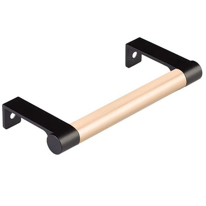 Emtek - Select Cabinet Edge Pull 4-1/4 Inch c-c, Round Edge Stem, Smooth Bar